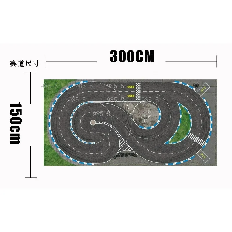 Soundproof Thickened Racing Floor Plate For Rear Drive 4WD Model Car view 2
