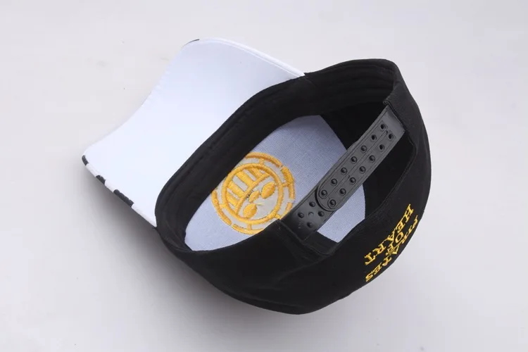 Anime Trafalgar Law Baseball Hat Cosplay Costumes Unisex White Spot Cap Accessories Eternal Memory Gift Prop