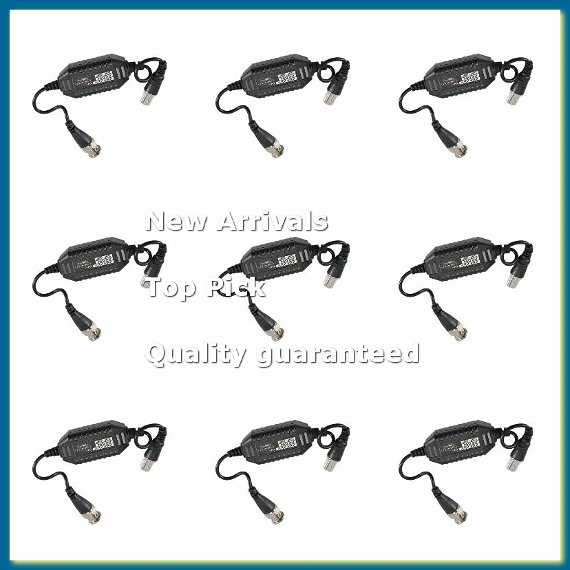 6Pack X(BNC Male to Female Coaxial Video Ground Loop Isolator Balun for CCTV Camera