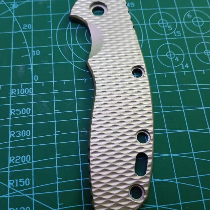 New 1 Pc Custom Titanium Alloy Knife Handle Scales for Rick Hinderer XM18 3.5 Knives DIY Accessories