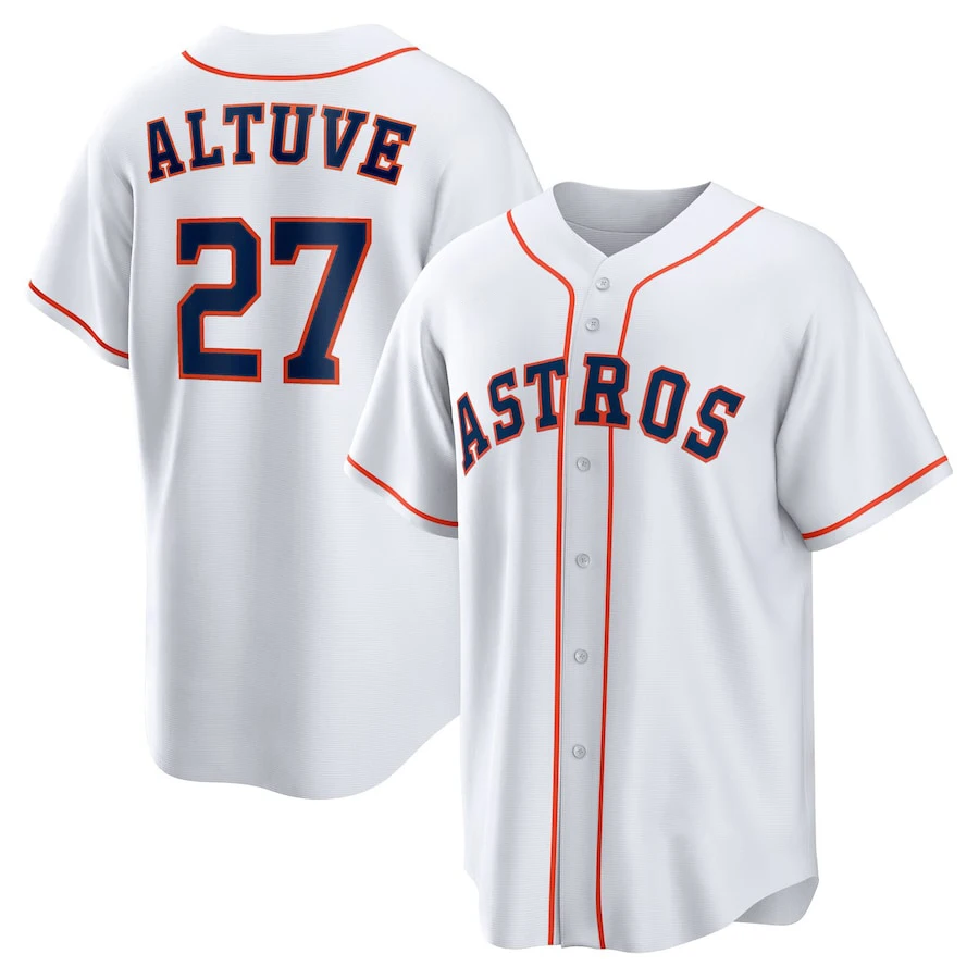 Houston Astros 3d Printed Baseball Jersey Cardigan, Comfortable Baseball Training Wear, Refreshing And Breathable Tracksuit