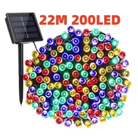 50/100/200 LEDs Solar String Light Outdoor Waterproof for Garden Decoration 8Mode Christmas Garland Solar Powered Lamp Fairy Str