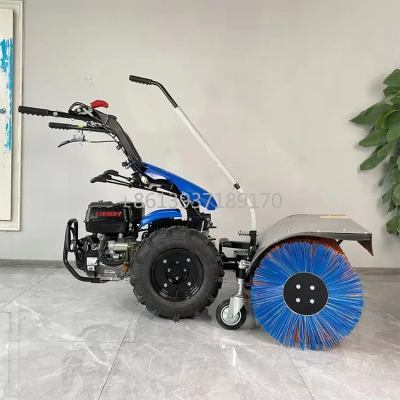 Hand-pushed Snowplow Small All-gear Snowplow Property Snow Clearing Multi-function Vehicle Snow Removal Fuel Snow Thrower