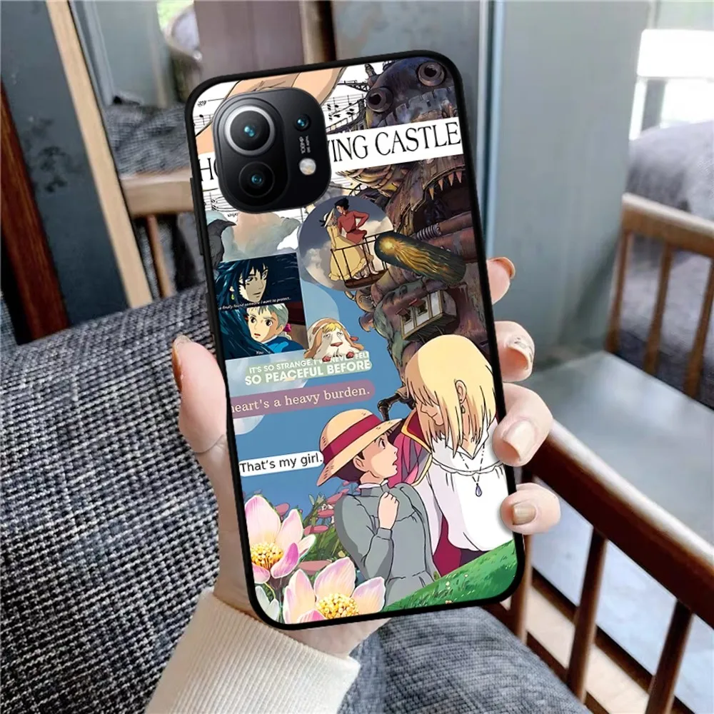 ภาพยนตร์ Howls Moving Castle-Howl เคสโทรศัพท์สําหรับ Xiaomi Mi 5X8 9 10 11 12 Lite Pro 10T PocoX3pro PocoM3 หมายเหตุ 10 Pro Lite