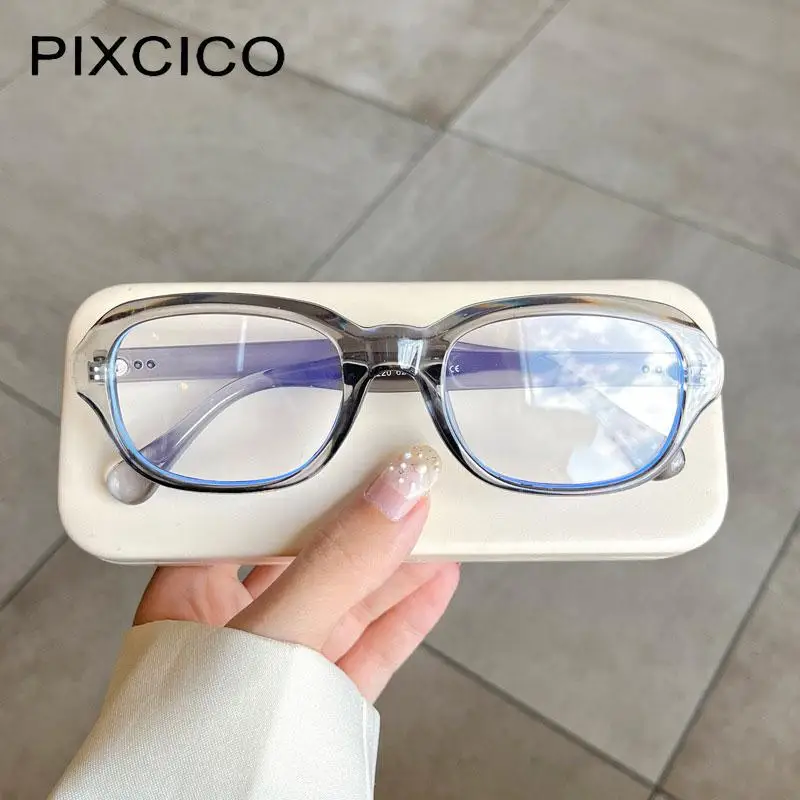 Gafas de lectura con remaches cuadrados para presbicia, lentes graduadas de tamaño pequeño, dióptricas + 50 ~ + 350, para mujer, R56890