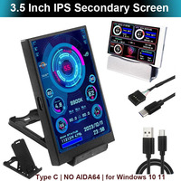 3.5 Inch IPS TYPE-C Secondary Screen Mini Computer CPU GPU RAM HDD Monitor USB Display Freely AIDA64 Screen for Windows 10 11