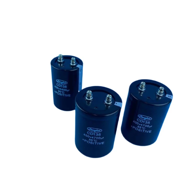 (1CPS) Original CD135 Jianghai 400V4700UF elevator frequency converter aluminum electrolytic capacitor CD138 450V4400UF
