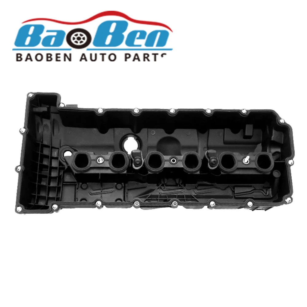 High Quality 11127552281   Aluminum Valve Cover Engine Valve Cover for Bmw E60 E65 E66 E82 E90 E70 Z4 X3 X5 128I 328I 528I N52