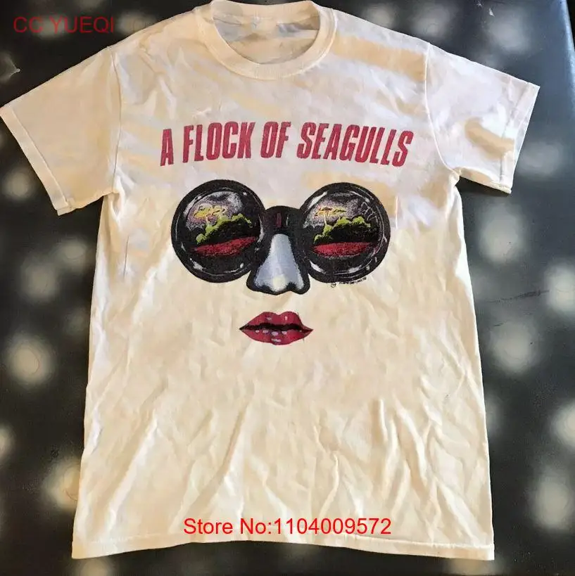 A FLOCK OF SEAGULLS Flock of Seagull T-Shirt, Cotton, Mom/Dad/Friends BEST Gifts