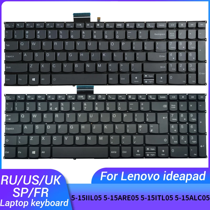 

NEW for Lenovo ideapad 5 15IIL05 15ARE05 5-15IIL05 5-15ARE05 5-15ITL05 5-15ALC05 Russian/UK/French/Spanish/Latin laptop keyboard