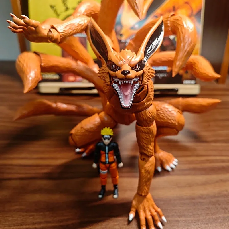 

Blokees Naruto Legend Edition Naruto Kurama Action Figure Assembly Toys Desktop Decoration Model Anime Model Collection Gift Toy