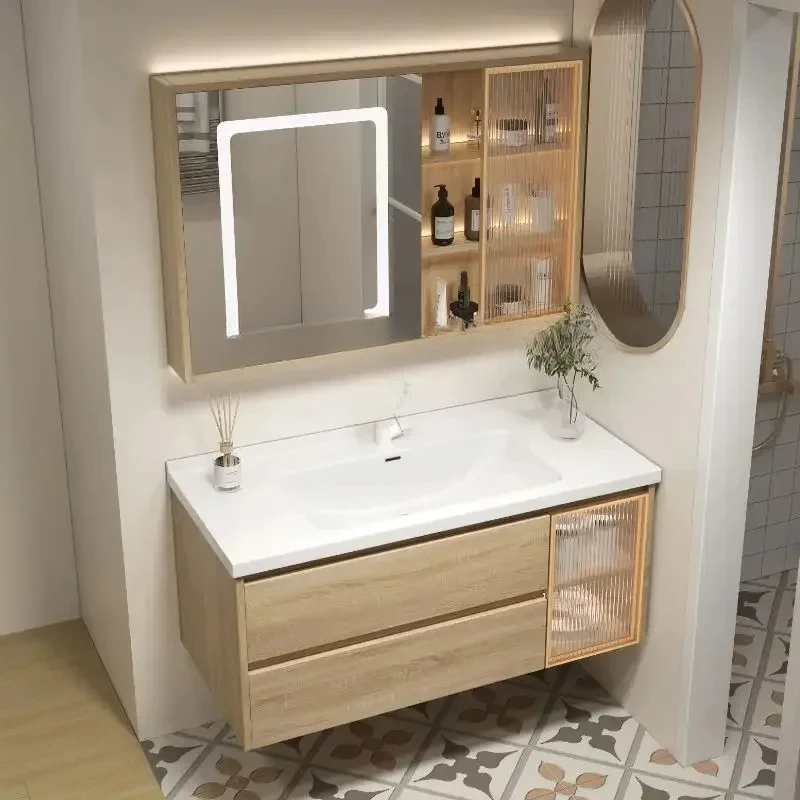 

Bathroom Wall Shelf Floor Cabinet Small Closet Towel Luxury Double Closed Storage Washbasin Toilet Kitchen Salon Station