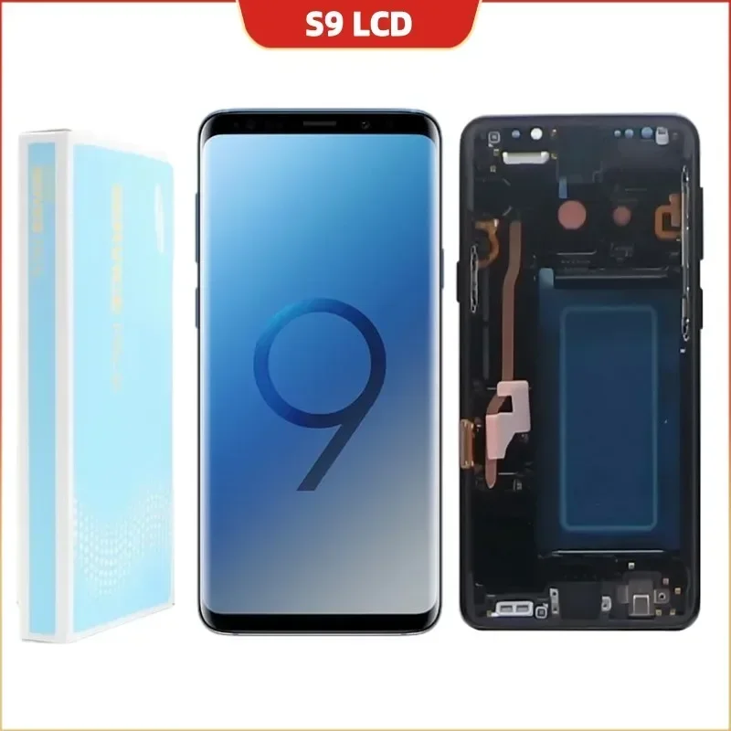 

5.8"AMOLED Display For Samsung Galaxy S9 LCD With Frame SM-G960 G960F LCD Touch Screen Digitizer Assembly With dots