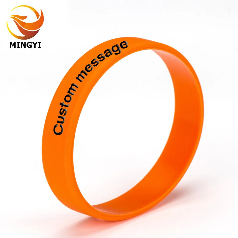 Silicone Bracelets Printed Debossed Custom Wristband