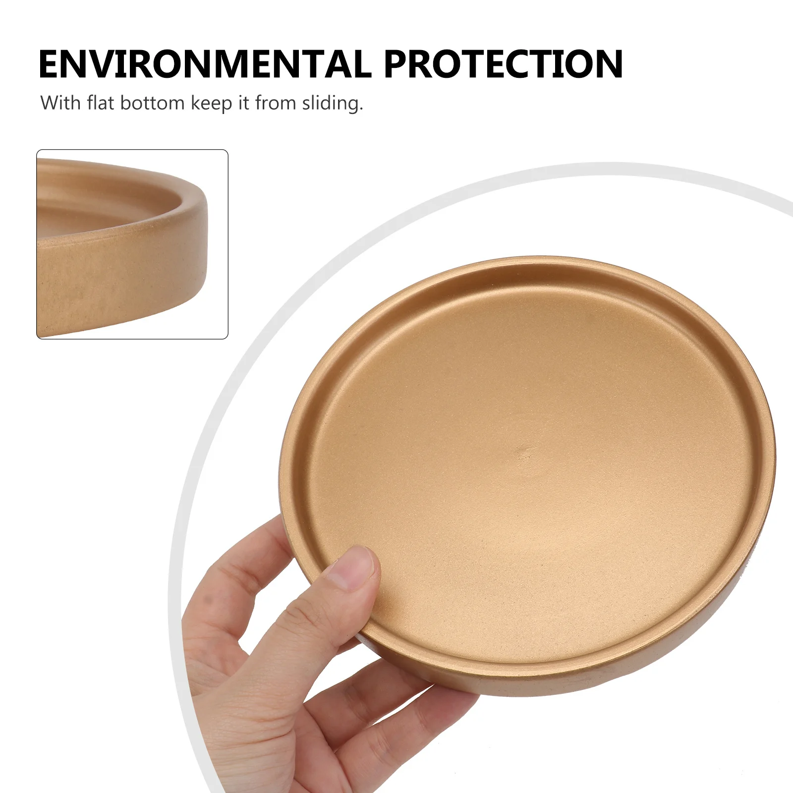 

2 PCS Indoor Plant Potted Trays Flower Drip Drainage Flowerpot Saucer Bottom Plantar Plate Rectangle for Plants
