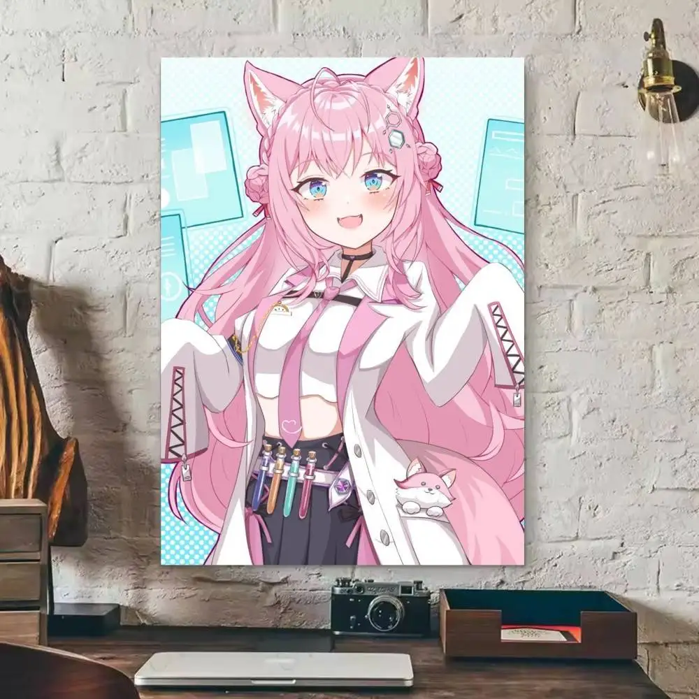 Hakui Koyori Virtual YouTuber Hololive  Anime Character Poster HD Print Wall Art Home Decor