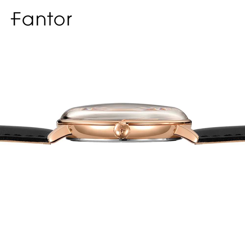 Fantor Top Brand Fashion Casual Classic Wrist Watch Men Business Minimalist High Quality Leather Wristwatch Quartz Clock