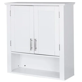 White Wall Mounted Storage Cabinet 1