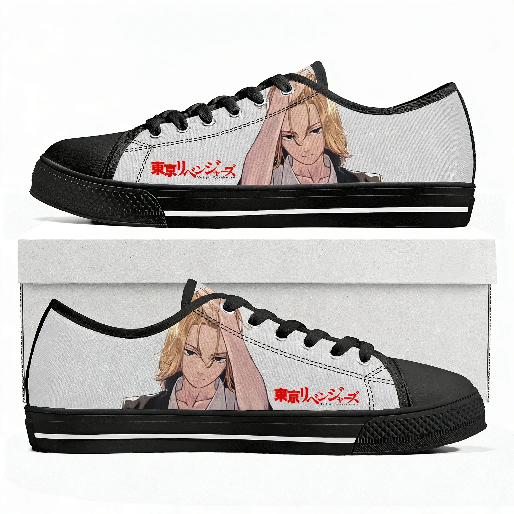 

Tokyo Revengers Low Top Sneakers Mens Womens Teenagers Canvas Sneaker Comfortable Fashion Casual Couple Shoes Customized Shoes