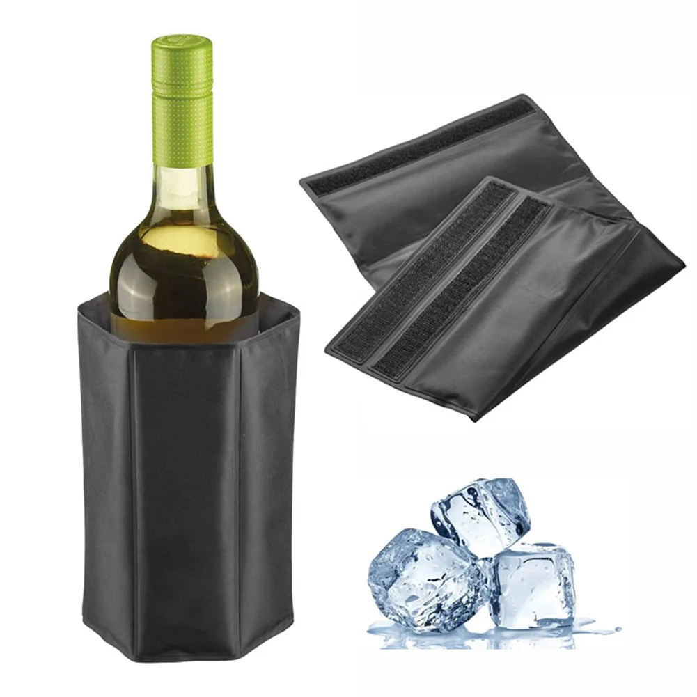 Cooler Bottles Sleeves Wine Cooler Sleeve Freezer Sleeve Wine Bottle Cooling Champagne For Barbecue Camping Outdoor Party