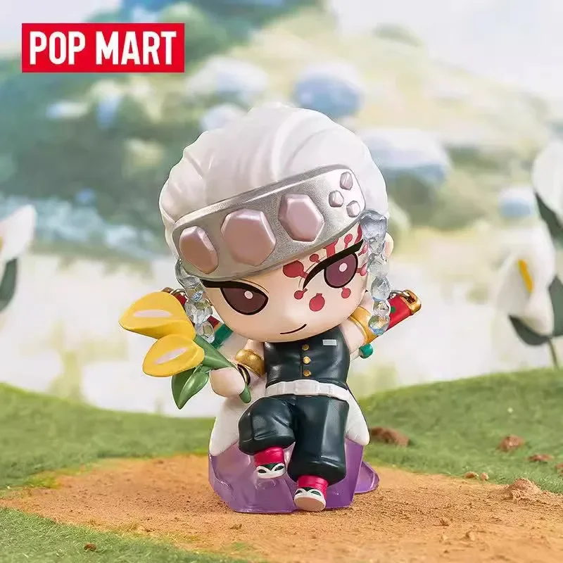 

Pop Mart Demon Slayer: Kimetsu No Yaiba Birth Flower Series, фигурки слепых коробок, модные декоративные игрушки, подарки-сюрпризы на складе