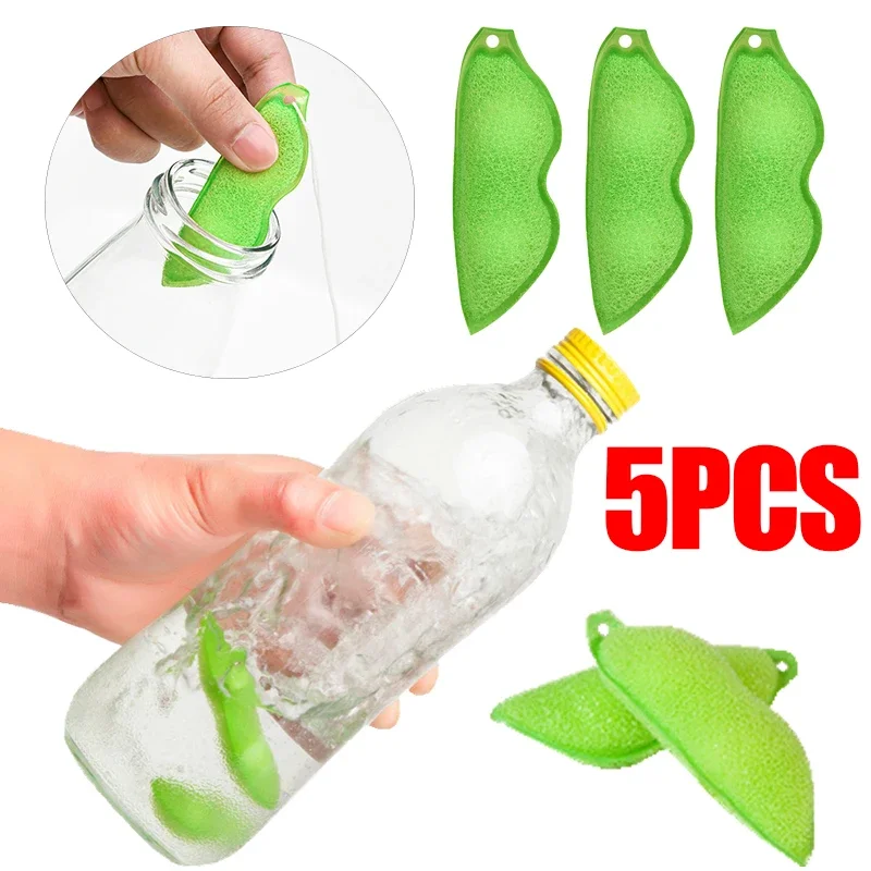 

Pea Cleaning Sponge Kitchen Cup Cleaning Brush Coffee Tea Wine Drink Glass Bottle Cleaner Brush Cup Scrubber Cleaning Gadgets