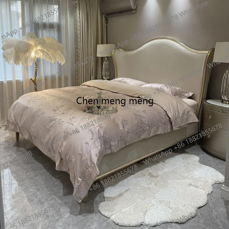 

Frame Safe Bed Comfortable Space Saving Multifunctional Modern Platform Wooden King Size Bed Children Cama Hotel Furniture