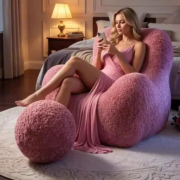&2026 New Style Light Luxury Mom's Embrace Corner Sofa Detachable Washable Anti-Cat Scratch Sponge-Filled Fabric One Seat Villa