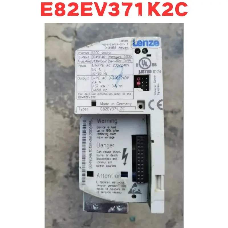 

Second-hand E82EV371K2C Inverter Tested OK