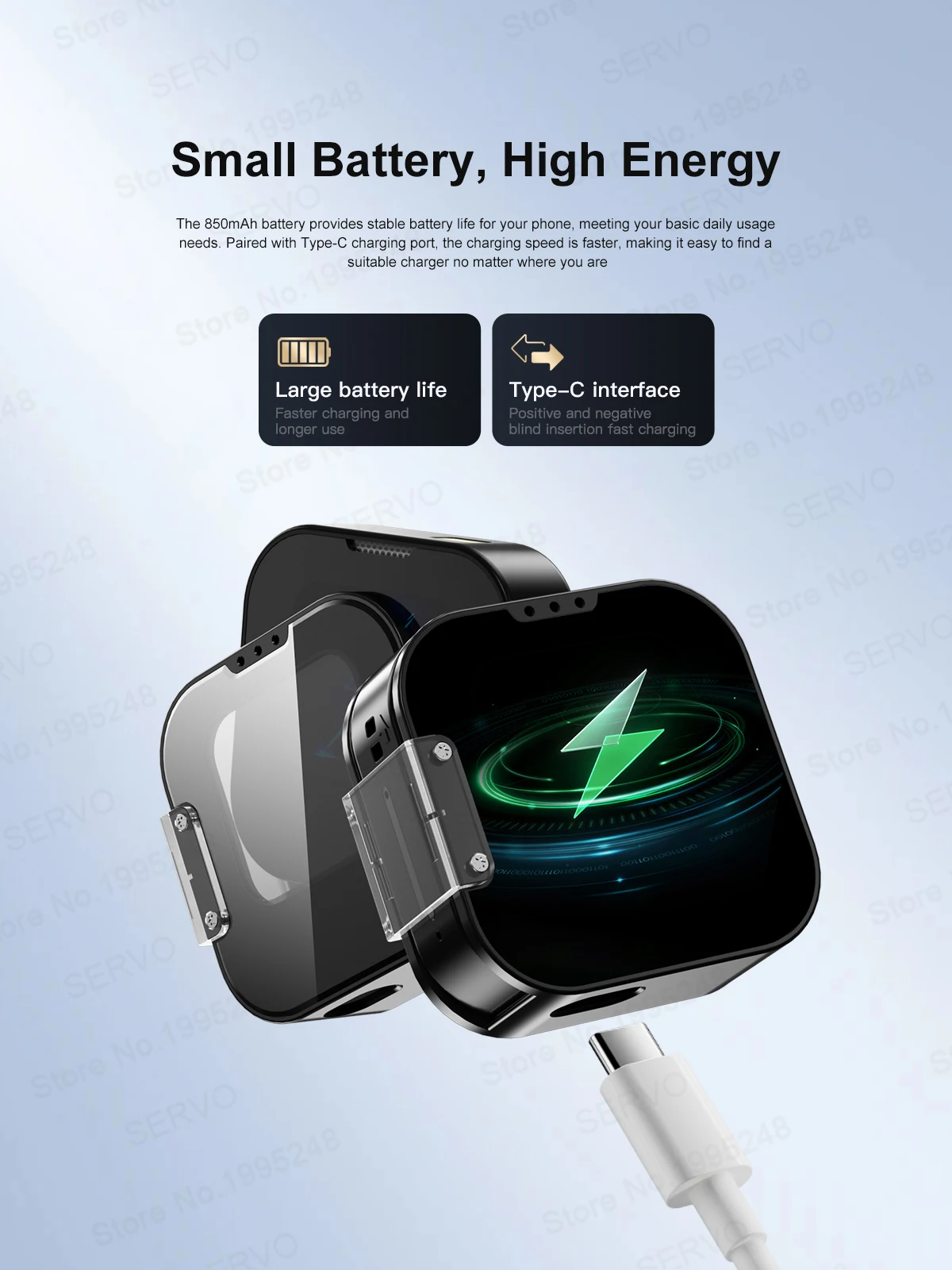SERVO I19 ROTATE Touch Screen Mini Mobile Phone 2G 2SIM Magic Voice Bluetooth Dial FM Radio 90° Rotating Small Feature Cellphone