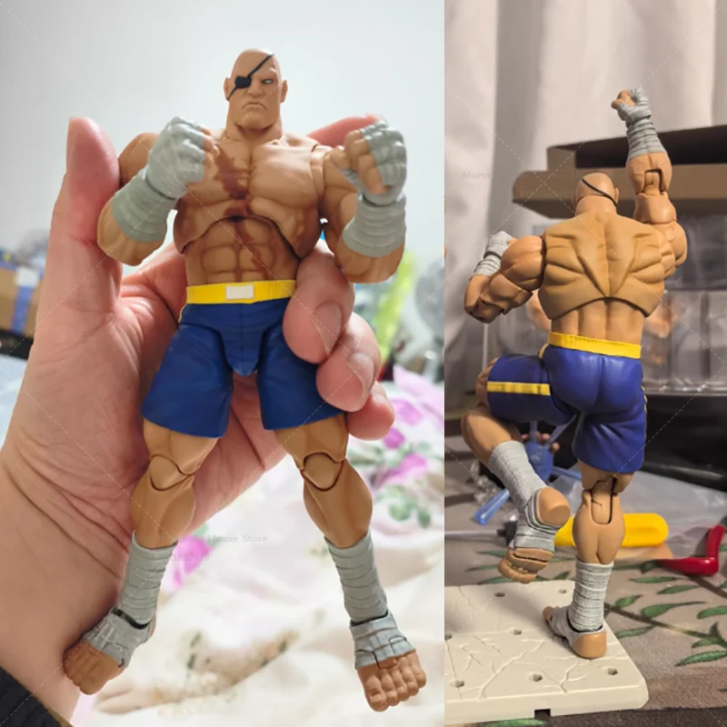 

In Stock SFSA03 1/12 Scale Muay Thai Grandmaster Edge Of Good And Evil Fighting Spirit 6-inch Full Set Action Figure Soldier