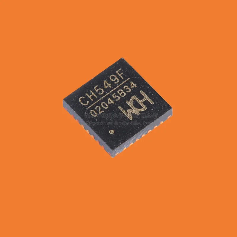 10pcs/Original genuine CH549F QFN-28 8-bit enhanced USB microcontroller chip