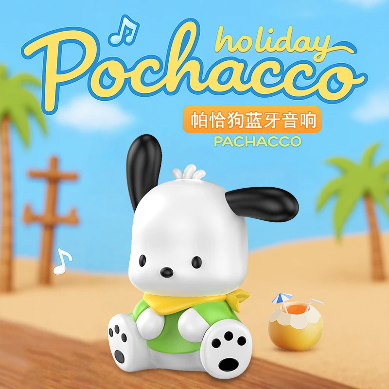 

New Sanrio Pochacco Mini Figurines For Girls Birthday Gifts Decor Anime Peripheral Pochacco Speskers Toys Collections Ornaments