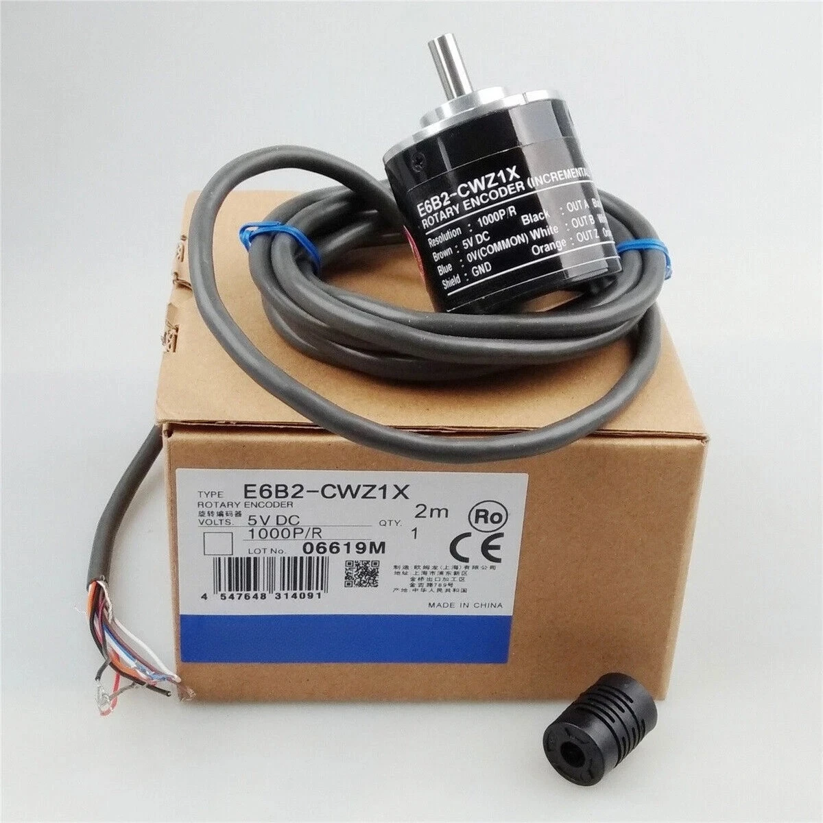 

NEW E6B2-CWZ1X For Omron E6B2-CWZ1X 1000P/R 2M Rotary encoder