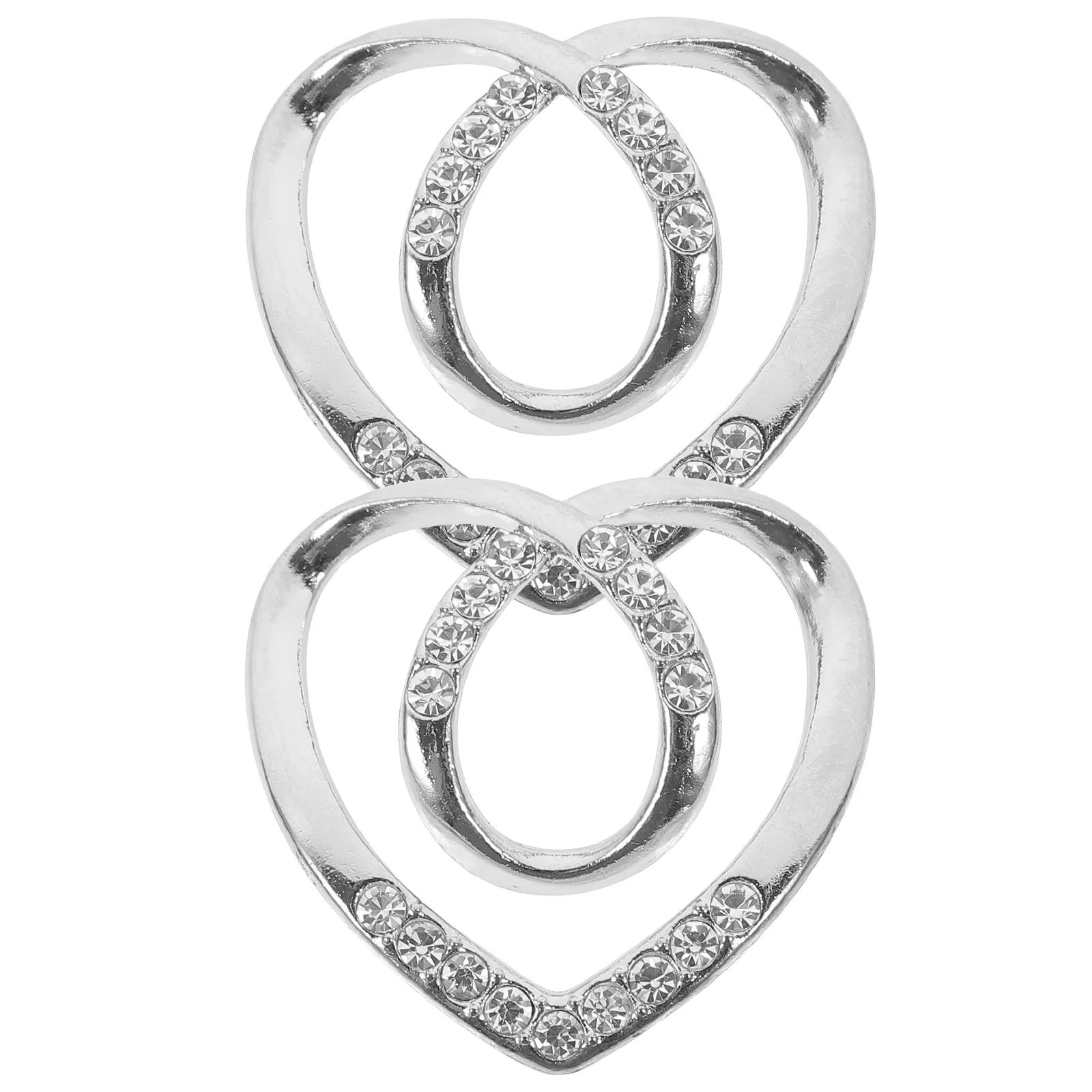 

2Pcs Anti-Slip Scarf Rings Rhinestone Scarf Buckle Summer Essential Shawl Fastener Fashion Jewelry for Women Cardigan Ring