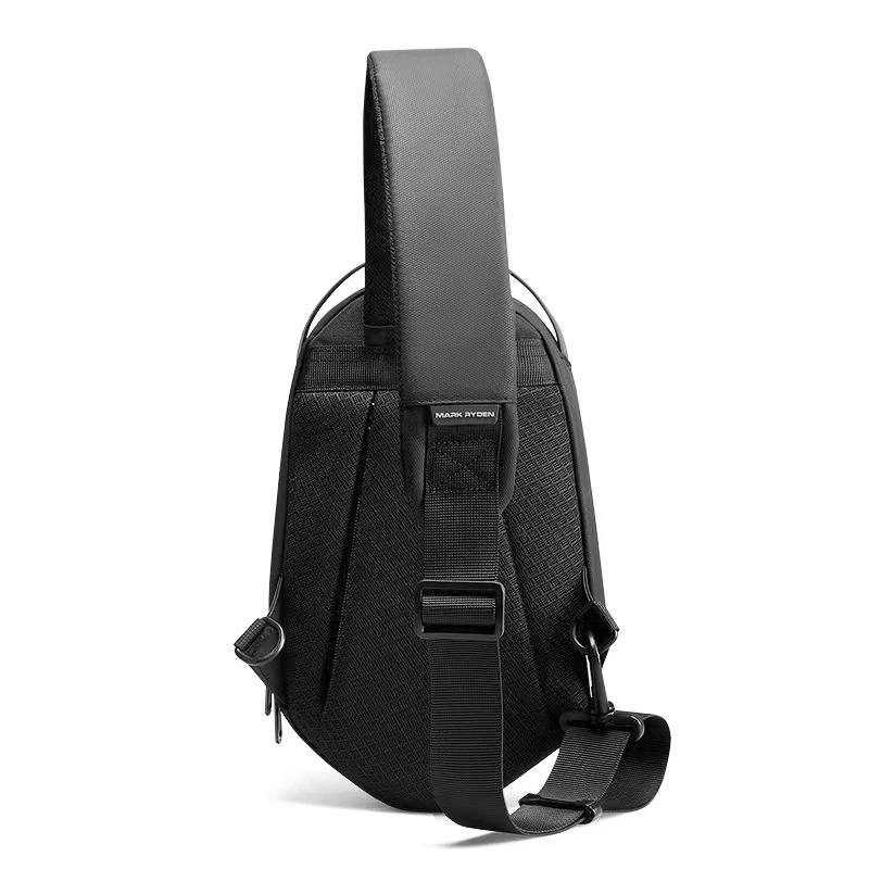 New Technology Men's Hard Shell Chest Bag Tactical Sports Outdoor Messenger Bag  Three-dimensional Personality Shoulder Bags