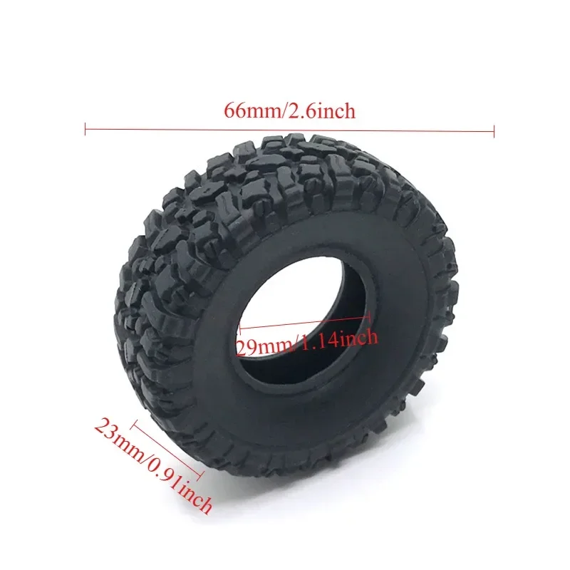 FÜR WPL 66mm Gummi Reifen Rad Reifen 1/16 RC Auto Upgrade Teile Ersatz Zubehör