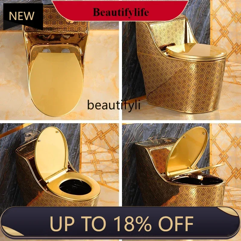 

Z189 Toilet super swirl siphon silent anti-blocking and odor-proof ceramic toilet toilet color pumpingAsmt