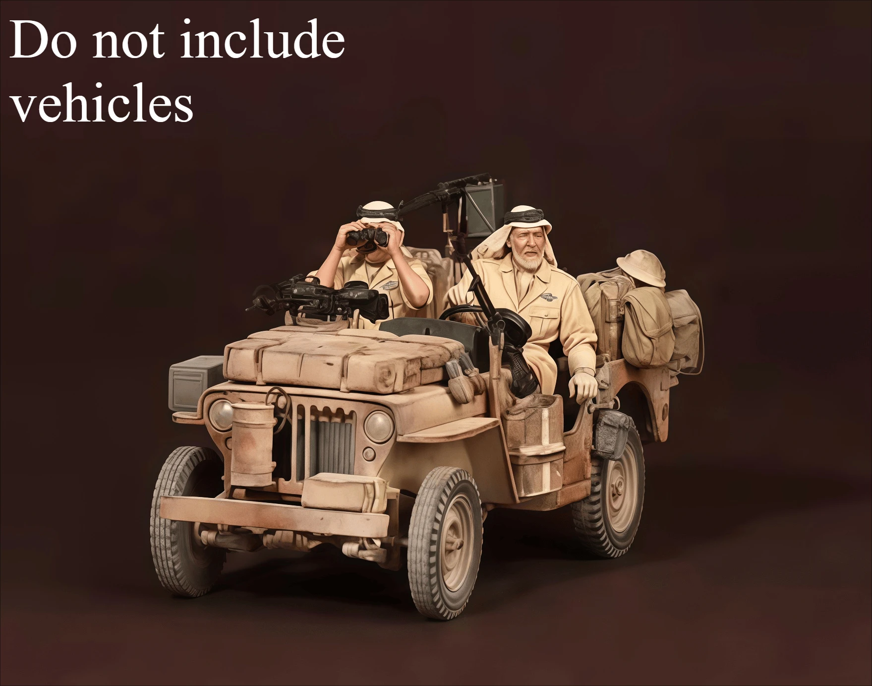 

1: 35 Cast Resin Model Assembly Kit GK, Tank Team of 2 People, Unpainted Needs To Be Assembled