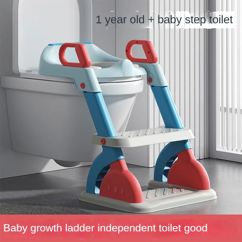 Children's ladder toilet infant and toddler stair-stepping foldable urine bucket toilet seat children's toilet