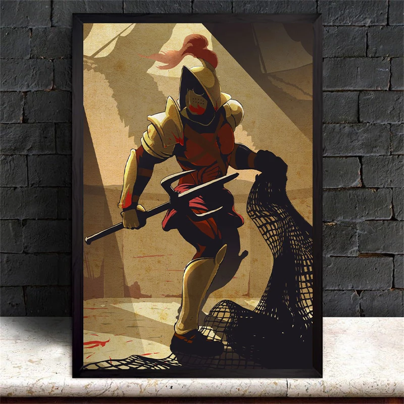 Warriors Of The Ages Posters The Spartan Samurai Canvas Painting HD Prints Abstract Wall Art Pictures for Modern Room Home Decor