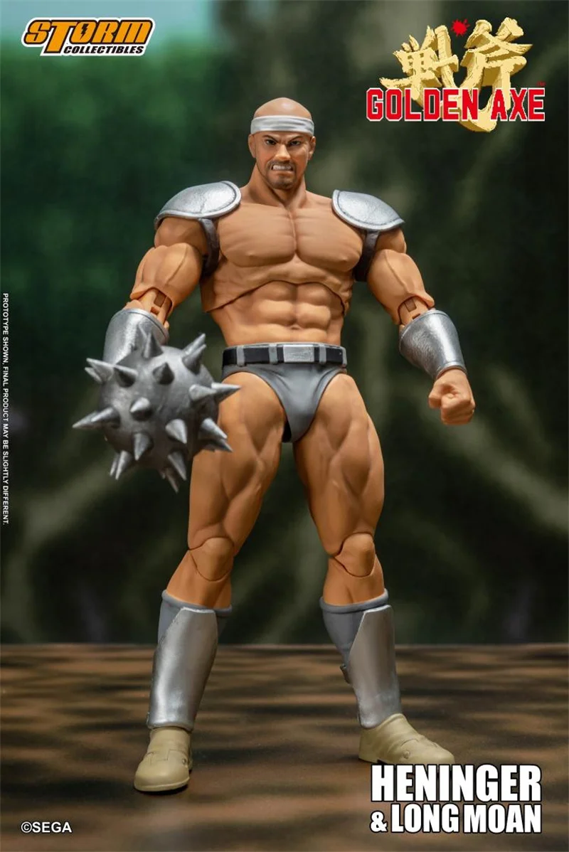 Storm Toys 1/12 Classic Game Arcade Battle Axe Characters HENINGER+LONG MOAN Double People 6Inch Action Figure Full Set Toy image 4