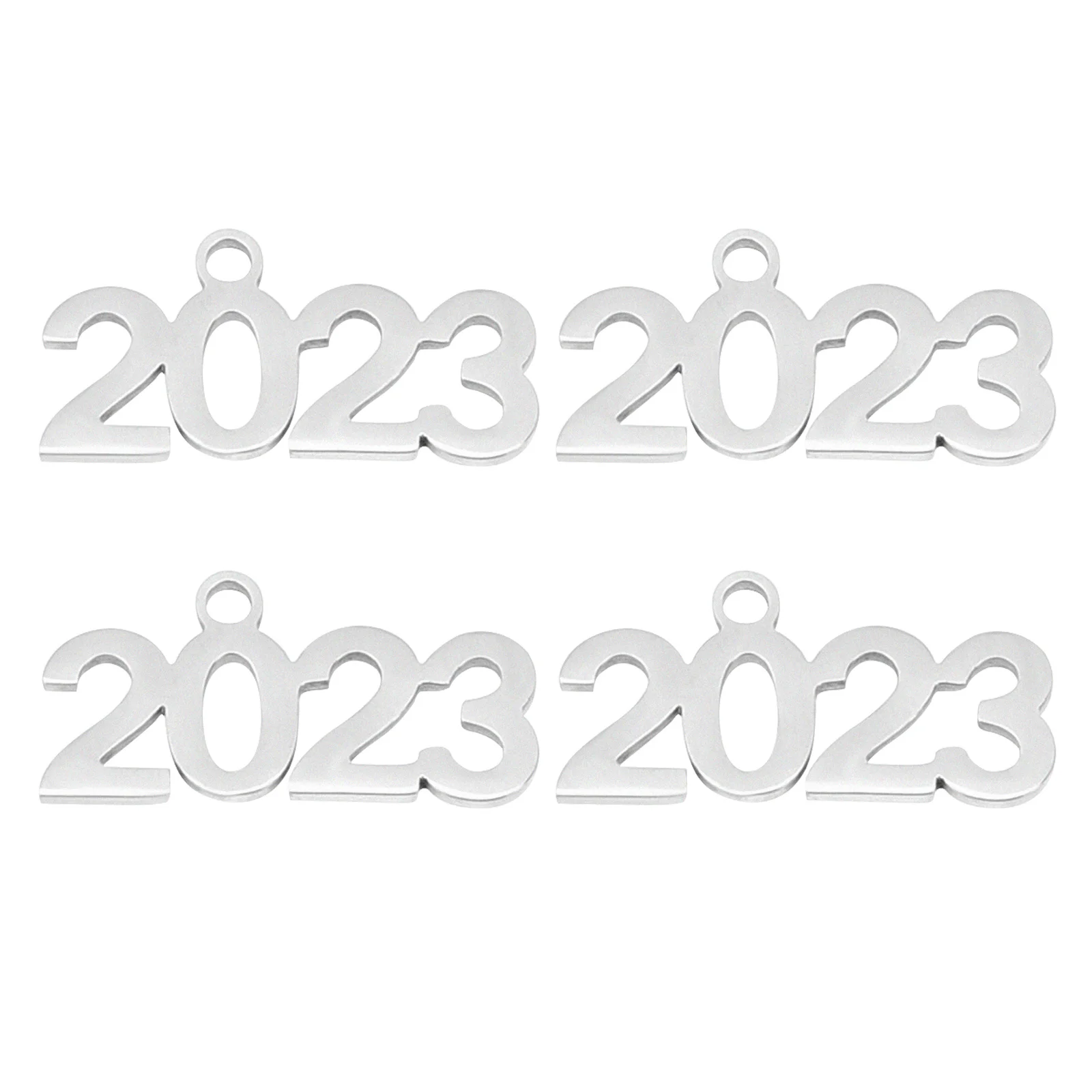 4Pcs 2023 Charms Jewelry Making Charms DIY Bracelets Necklaces Keychain Pendant Accessories DIY Making Charms,