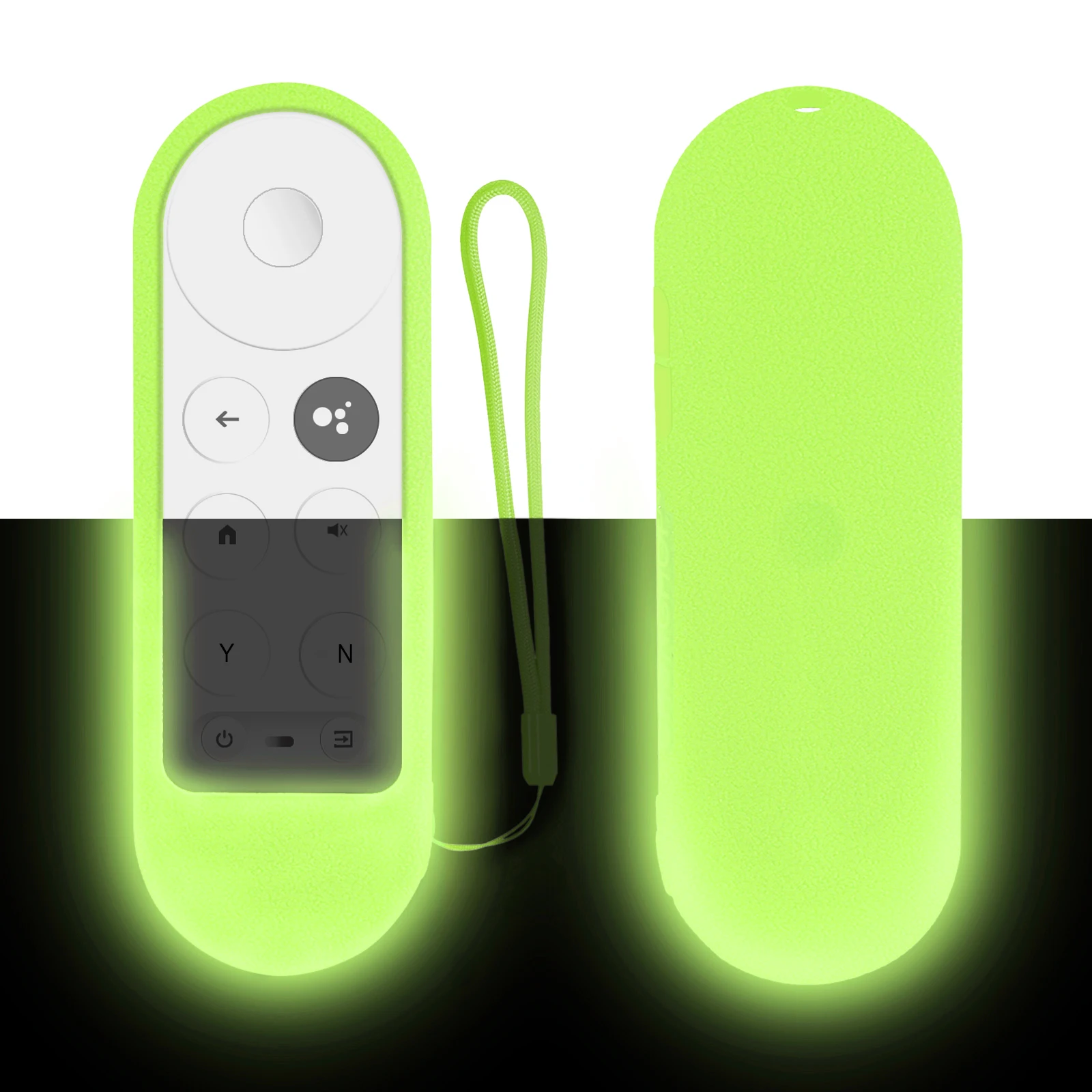 Silicone Case Fit for Chromecast for Google TV 2020 Voice Remote Shockproof Protective Cover for Google Remote Controller view 4