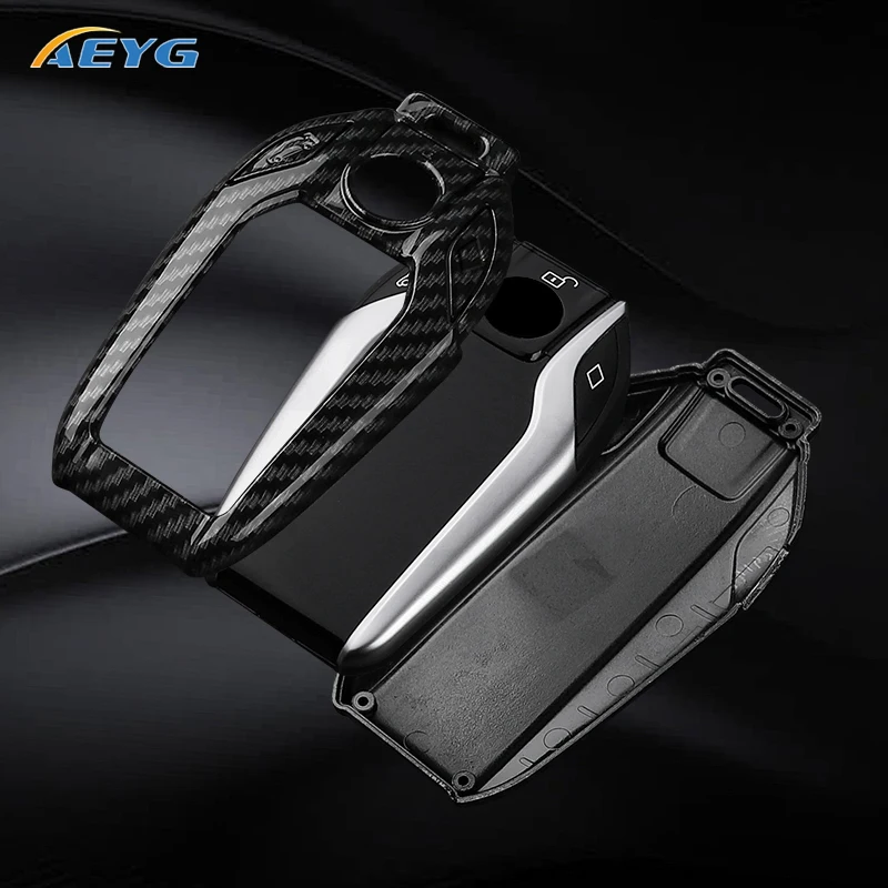ABS Car Key Case Cover Shell Fob For BMW 5 6 7 Series 540i G30 G31 G32 X3 G01 X4 G02 X5 G05 X6 X7 G07 G11 G12 XDrive Display