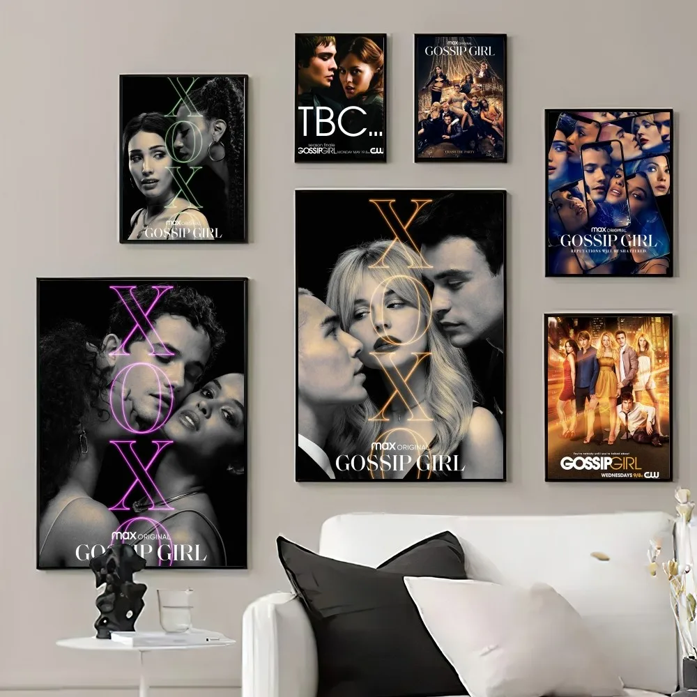 tv G-Gossip Girl  Poster Prints Wall Pictures Living Room Home Decoration