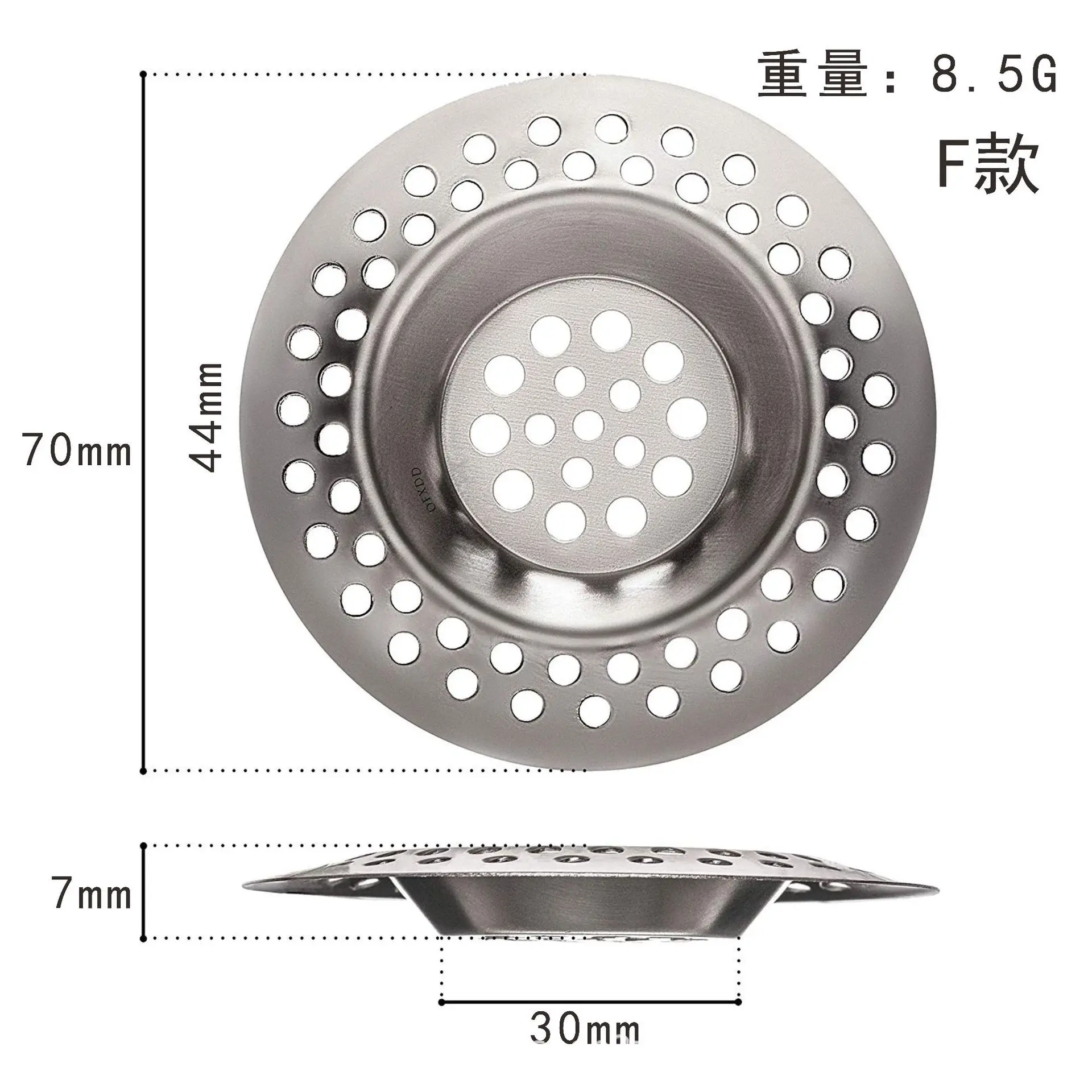 Sink Strainer Kitchen Sink Grid Filter Stainless Steel Drain Hole Filter Mesh Protection Against Clogging Kitchen Accessorie