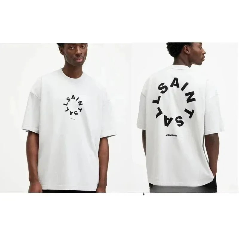 Bedrucktes T-Shirt für Damen und Herren, Kurzarm, für Paare, lässig, locker, modisch, Trendmarke, Oberteil – Detail 6
