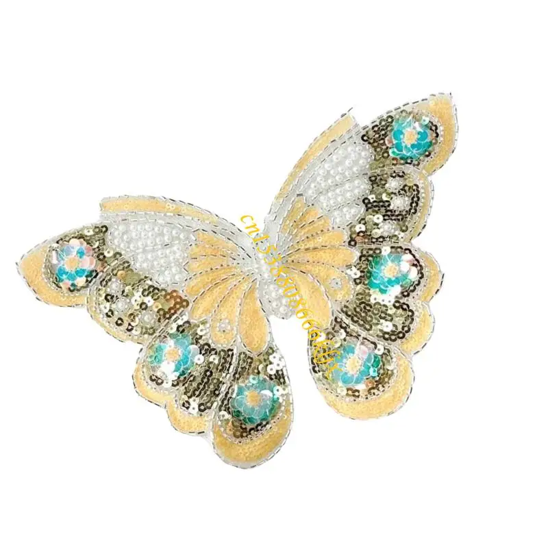 

Sparkling Butterfly Design With Glittering Sequins Decoration For Clothing Accessories And Craft Projects 066C