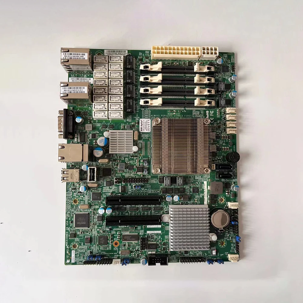 X9SKV-1125 For Supermicro server motherboard integrated with E3-1125C processor